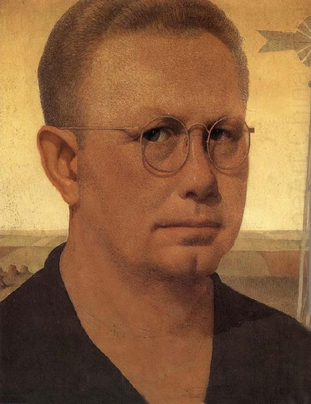 Grant Wood Self-Portrait china oil painting image